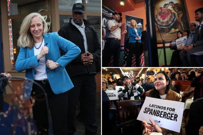 Ruben Gallego urges Latinos to back Spanberger Ruben Gallego urges Latinos to back Spanberger