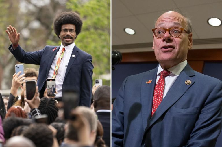 Democratic Tennessee state Rep. Justin Pearson and Rep. Steve Cohen (D-TN).