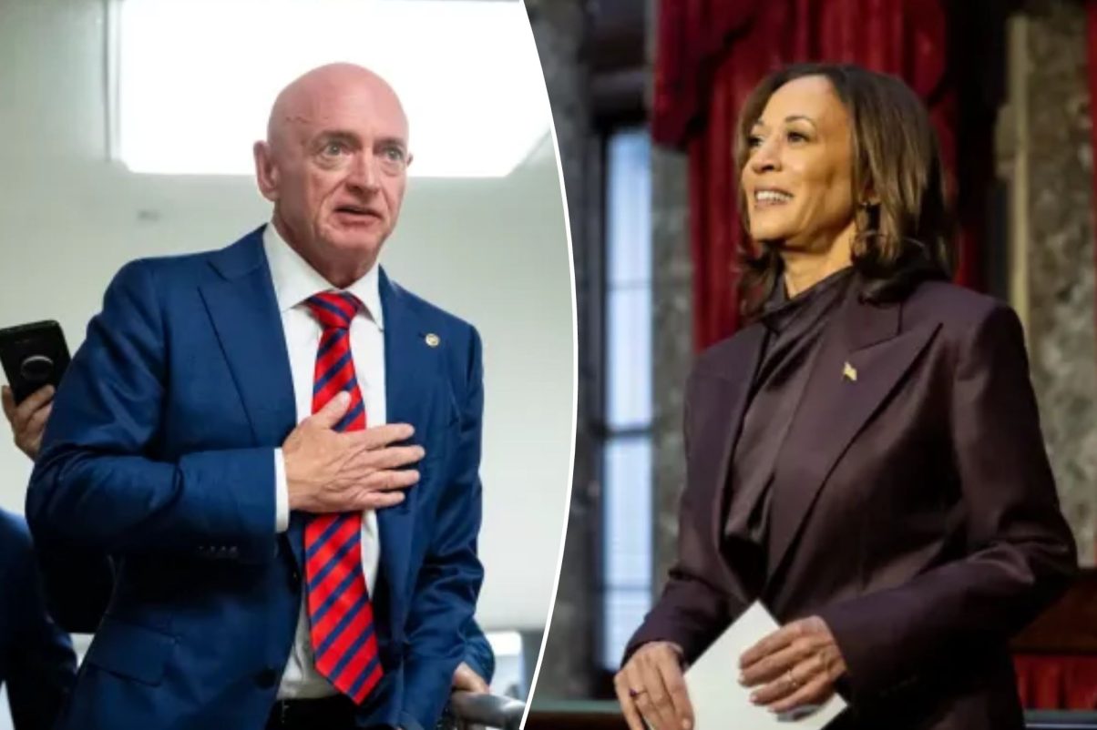 Mark Kelly says Kamala Harris would be ‘incredibly strong’ 2028 candidate
