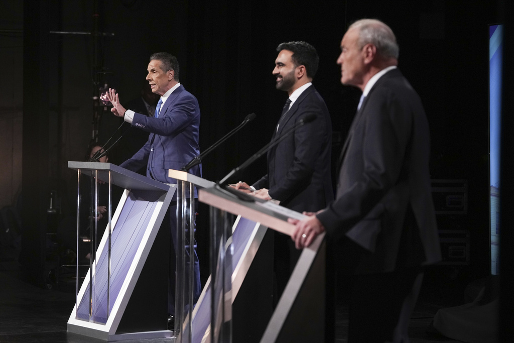 Mamdani leads the NYC mayoral pack ahead of other key players Cuomo and Sliwa