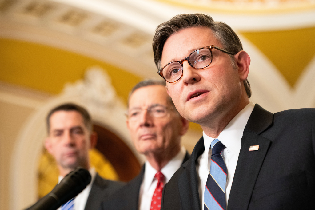 NextImg:Johnson says Epstein files have 'nothing to do with' delay of swearing in Grijalva