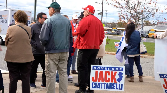 Supporters gather to hear from Republican gubernatorial nominee Jack Ciattarelli