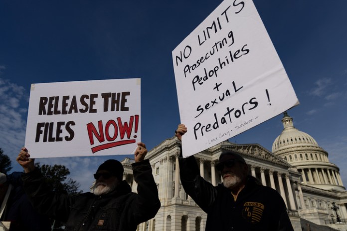 Every House Republican, bar one, votes to release Epstein files