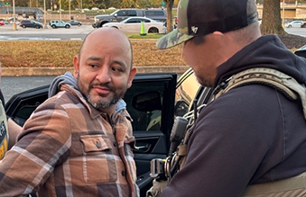 Officers with ICE’s Enforcement and Removal Operations Washington, D.C. field office apprehended Edgar Bernabe Estrada, 45, on Oct. 20, 2025, in Arlington.