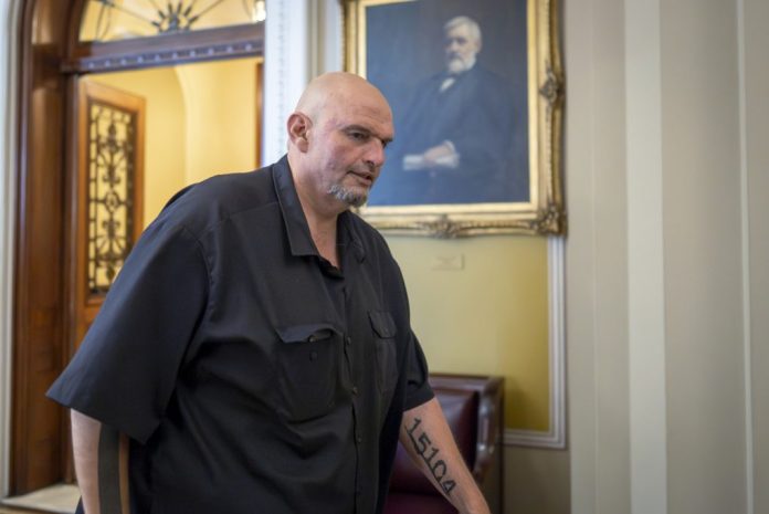 Fetterman hospitalized after fall caused by ‘ventricular fibrillation flare-up’ Fetterman hospitalized after fall caused by ‘ventricular fibrillation flare-up’