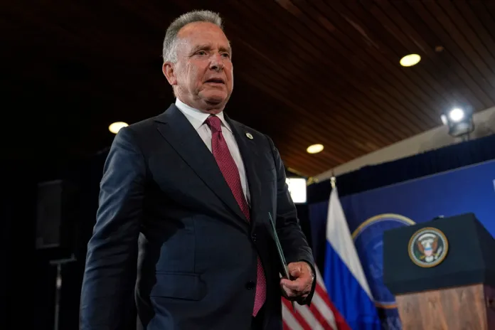 White House envoy Steve Witkoff.