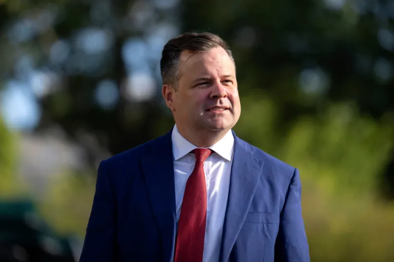 FILE - Director of the Federal Housing Finance Agency Bill Pulte walks outside the White House, Tuesday, Sept. 2, 2025, in Washington.