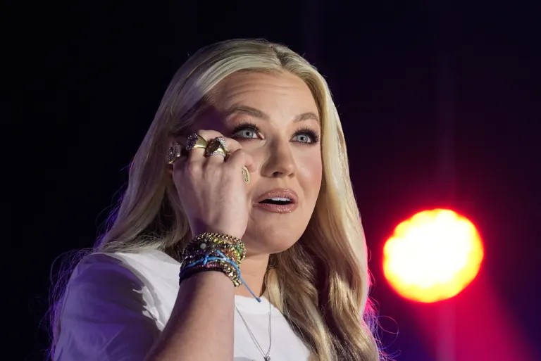 Erika Kirk speaks during a 