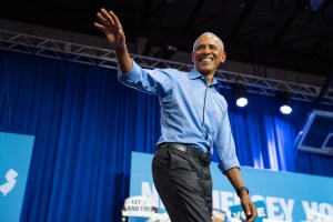 Obama shows his star power still burns bright one year on from Harris disappointment