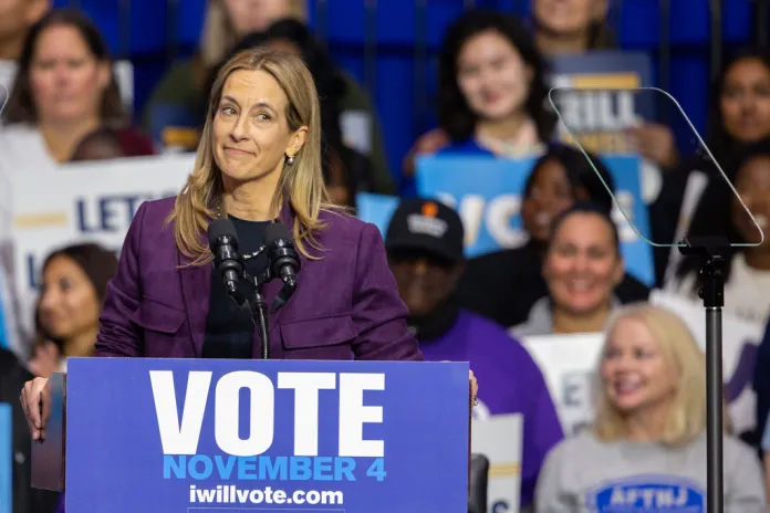 Final New Jersey poll gives Democrat Sherrill double-digit lead over Ciattarelli Final New Jersey poll gives Democrat Sherrill double-digit lead over Ciattarelli