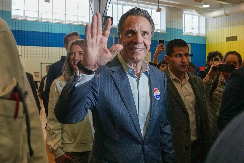 Cuomo casts his ballot in New York City