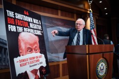 Progressives warn centrist Senate colleagues not to ‘cave’ on shutdown