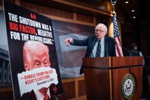 Progressives warn centrist Senate colleagues not to ‘cave’ on shutdown