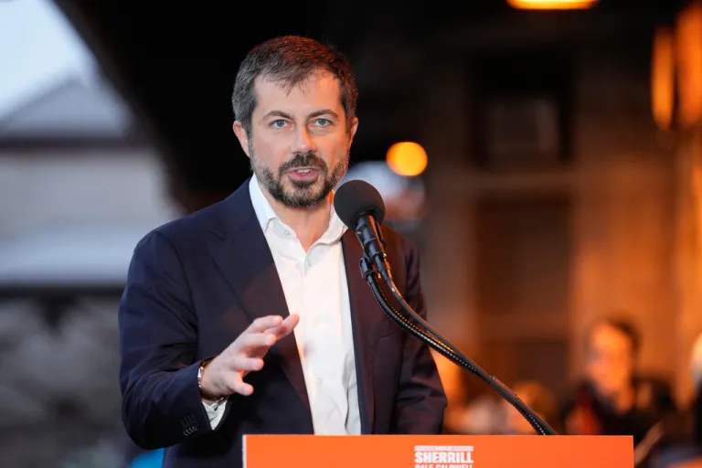 Former transportation secretary Pete Buttigieg.