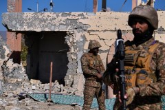 Pakistan blames India and Afghanistan for terrorist attacks that rocked country as tensions escalate
