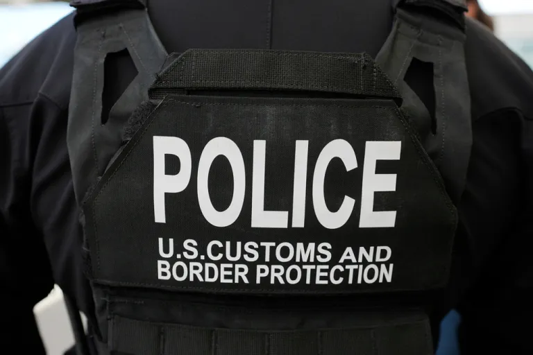 FILE - A U.S. Customs and Border Protection officer is seen on March 16, 2025, in San Diego. (AP Photo/Alex Brandon, File)
