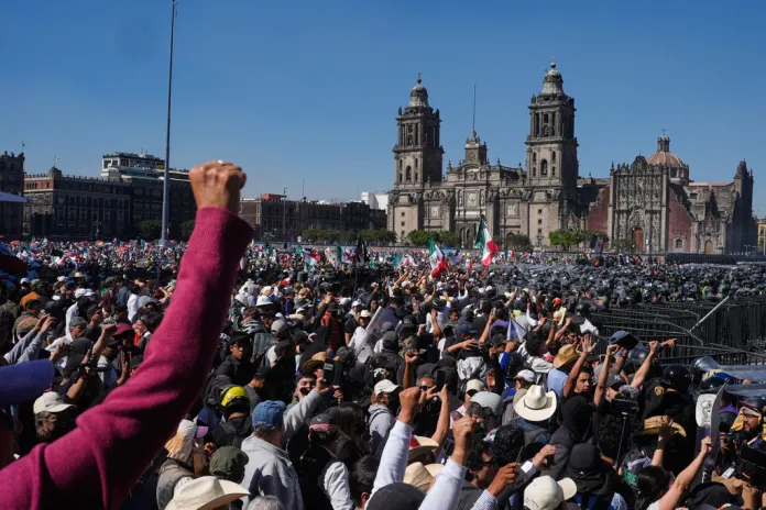 Gen Z protest in Mexico City