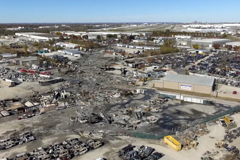 NTSB finds evidence of engine mount crack in UPS plane that crashed in Kentucky