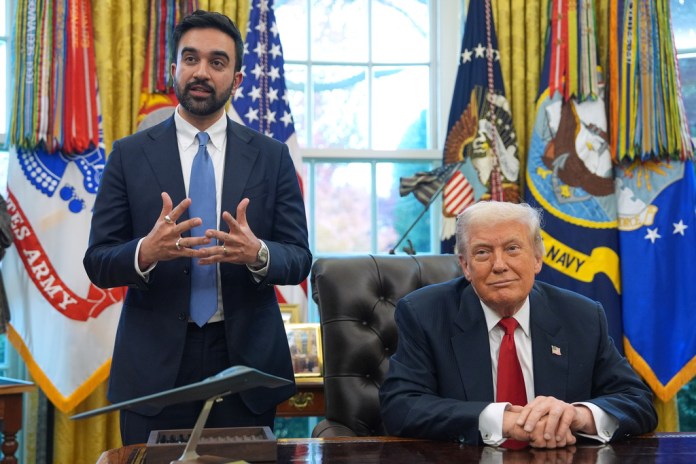 Trump gives Mamdani permission to call him fascist in Oval Office press conference thumbnail