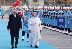 Pope Leo XIV speaks in Turkey ahead of ecumenical meeting with Orthodox patriarch
