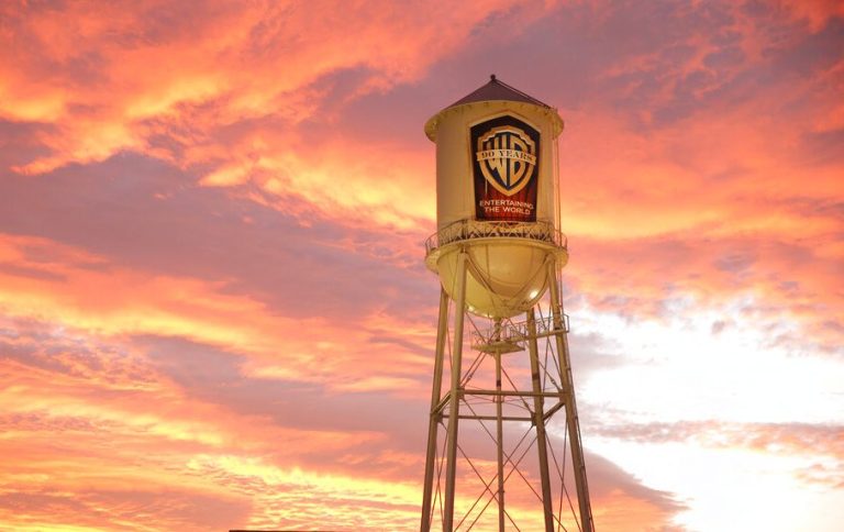 The Warner Brothers water tower