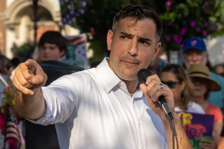 Danny Ceisler talks at an event in Bucks County, PA.