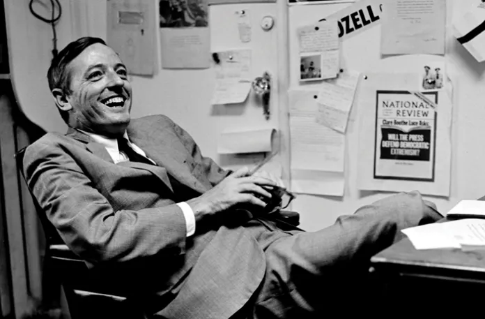 Buckley in New York City on June 25, 1965. (Nick Machalaba/Penske Media via Getty Images)