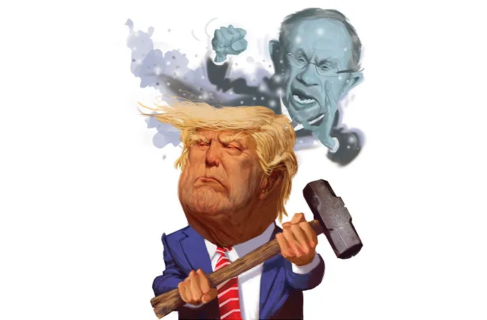 (Illustration by Thomas Fluharty for the Washington Examiner) Filibuster Follies