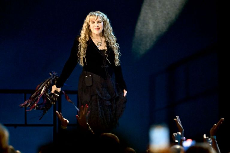 Stevie Nicks performs onstage during the FIREAID Benefit Concert for California Fire Relief at The Kia Forum on January 30, 2025 in Inglewood, California. (Photo by Scott Dudelson/Getty Images for FIREAID)