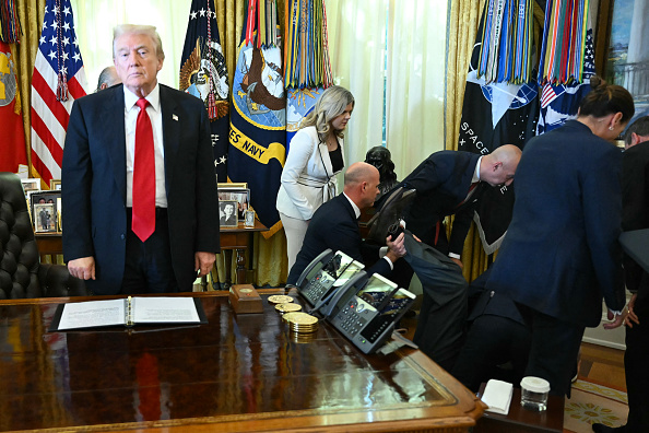 Man collapses during Trump announcement on lowering drug prices