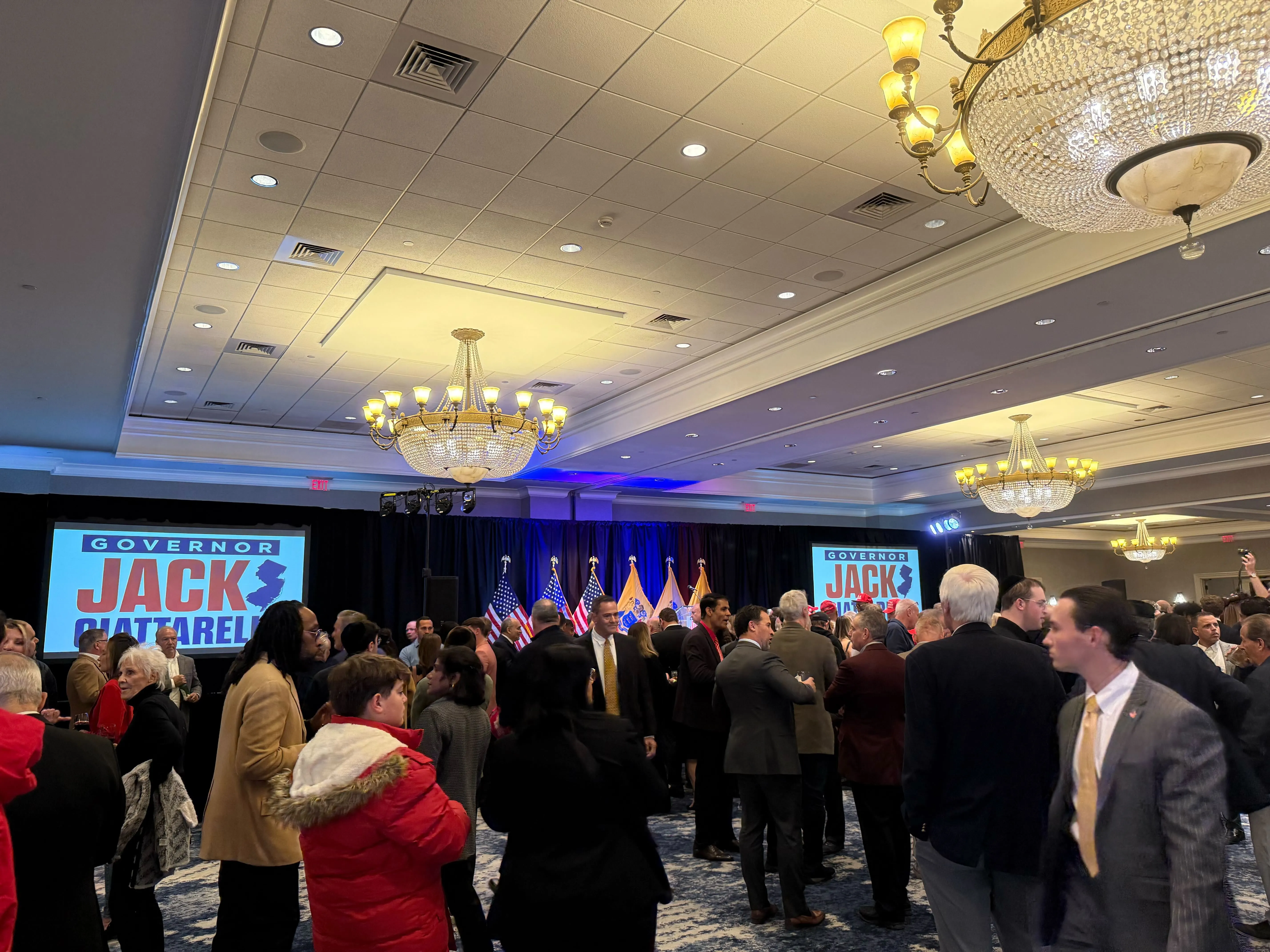 Ciattarelli supporters have faith despite poor early numbers