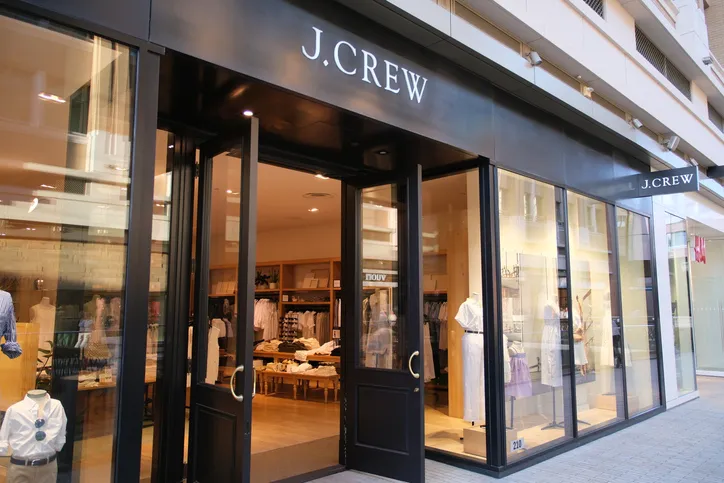 J.Crew clothing retail store.