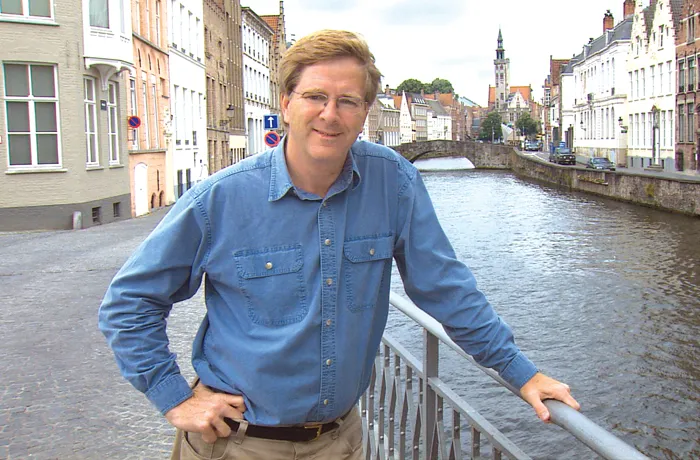 Rick Steves in Bruges, Belgium. (ricksteves.com / Tribune News Service via Getty Images)