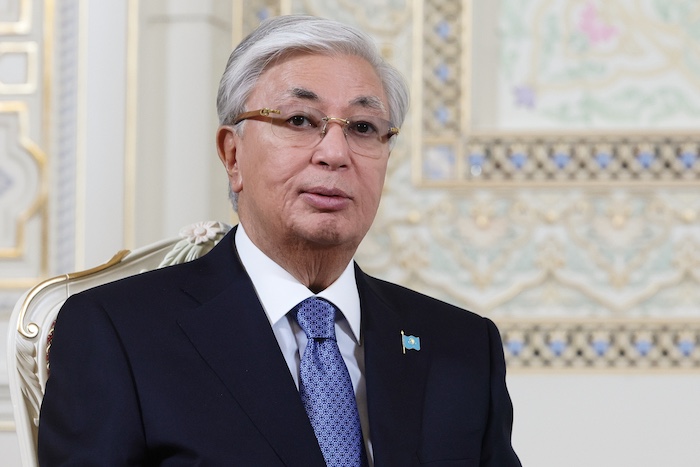 Kazakh President Kassym-Jomart Tokayev.