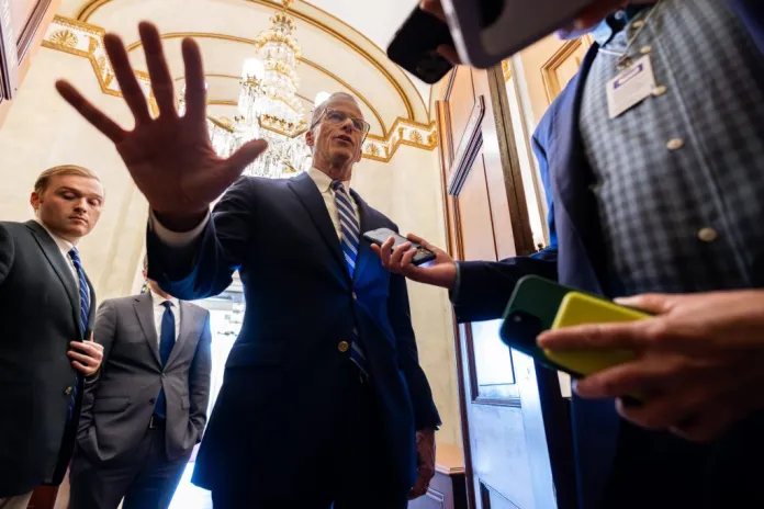Senate Majority Leader John Thune (R-SD).