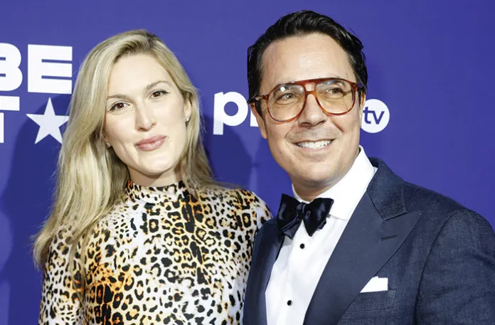 Olivia Nuzzi and Ryan Lizza on April 29, 2023, in Washington, D.C. (Tasos Katopodis/Getty Images for CBS News)