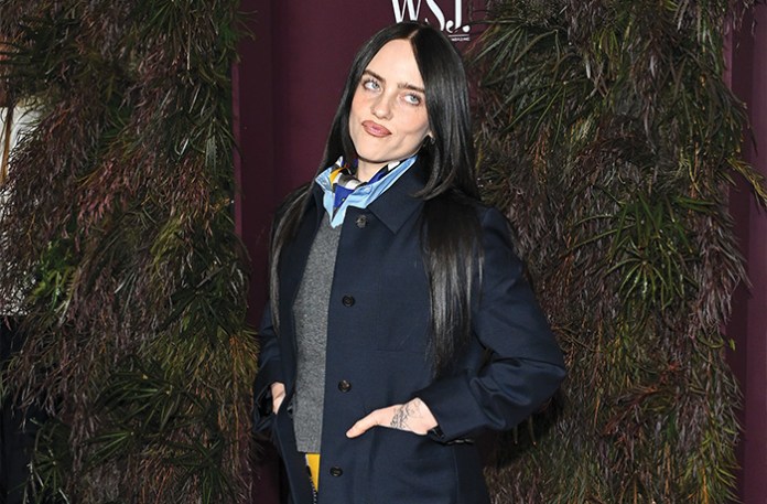 Billie Eilish in New York on Oct. 29. (Evan Agostini/Invision/AP)