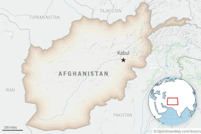 A powerful earthquake kills at least 10 people in northern Afghanistan