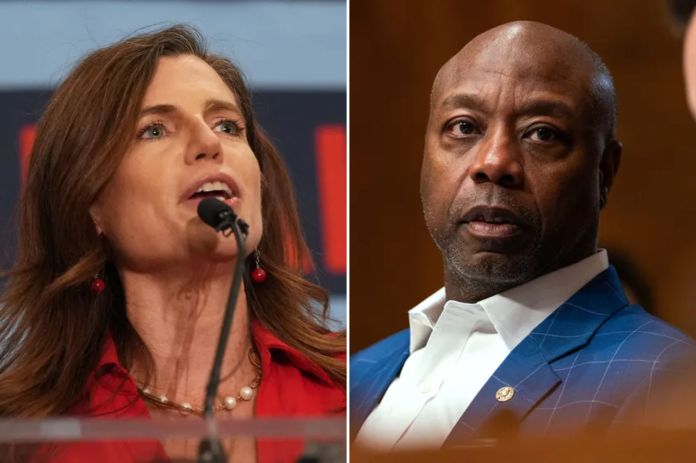 Tim Scott pushes back against Nancy Mace’s airport outburst