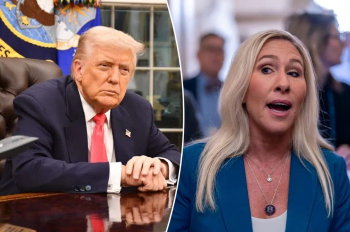 Trump again blasts ‘wacky’ MTG, saying she is the ‘cause’ of all her problems Trump again blasts ‘wacky’ MTG, saying she is the ‘cause’ of all her problems