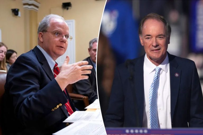 Reps. Brett Guthrie (R-KY), left, and John Joyce (R-PA), right.