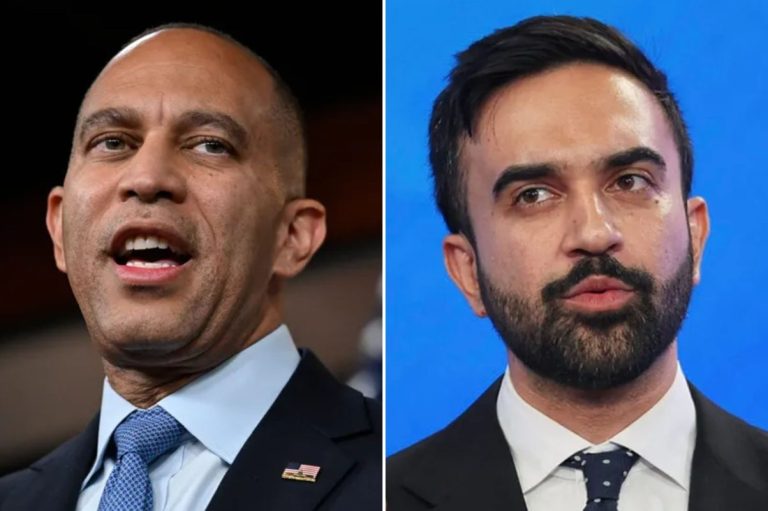 Hakeem Jeffries and Zohran Mamdani