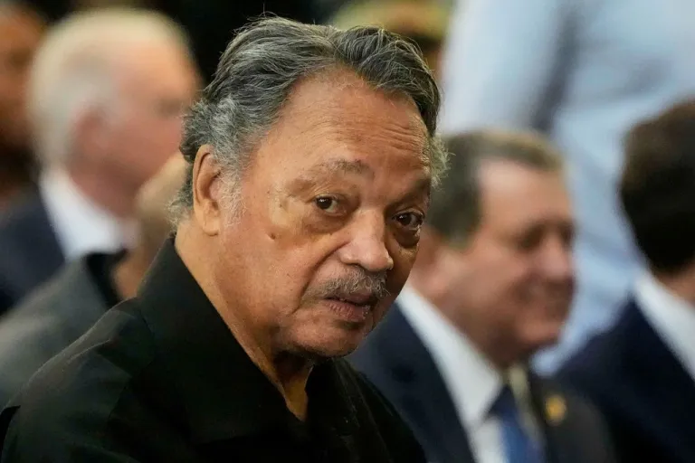 Rev. Jesse Jackson is seen in Alabama.
