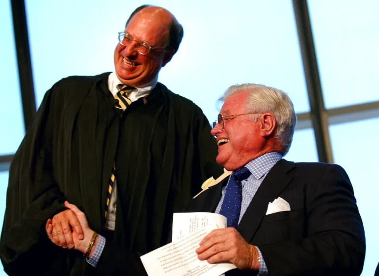 Wolf next to Sen. Edward Kennedy