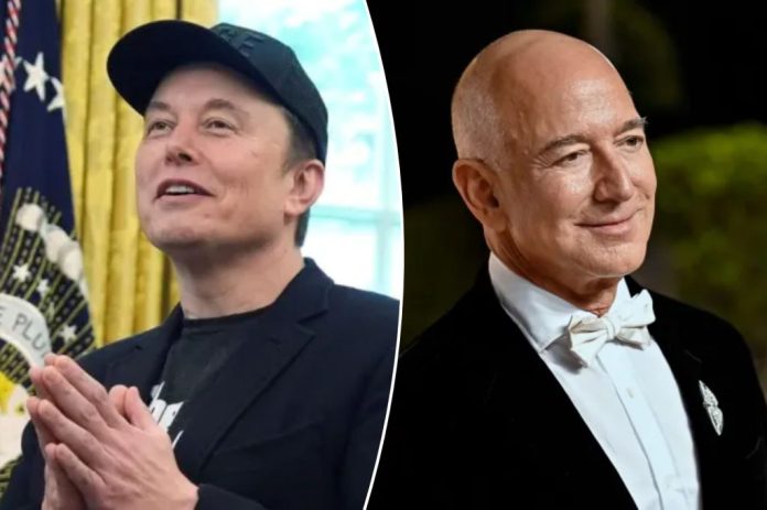 Musk calls Bezos a ‘copy cat’ for new AI effort
