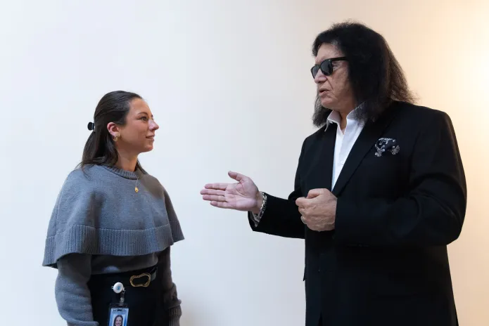 KISS legend Gene Simmons speaks to the Washington Examiner's Lauren Green ahead of his Senate Judiciary testimony on Tuesday, Dec. 9, 2025