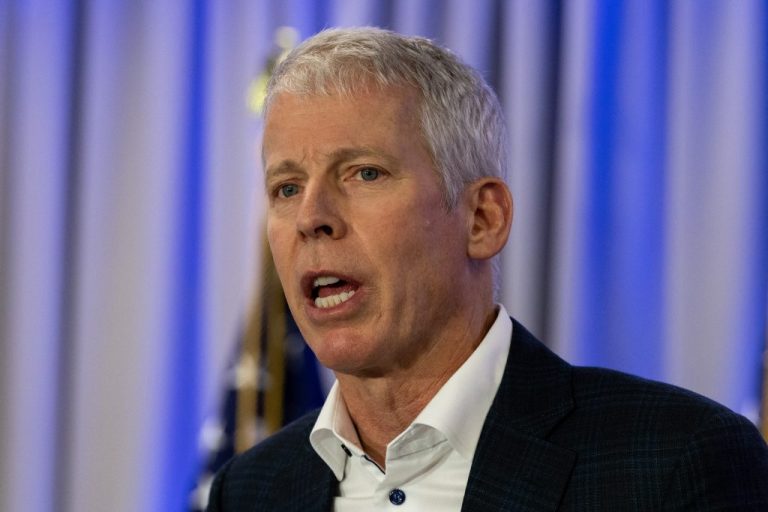 Energy Secretary Chris Wright speaks at a news conference