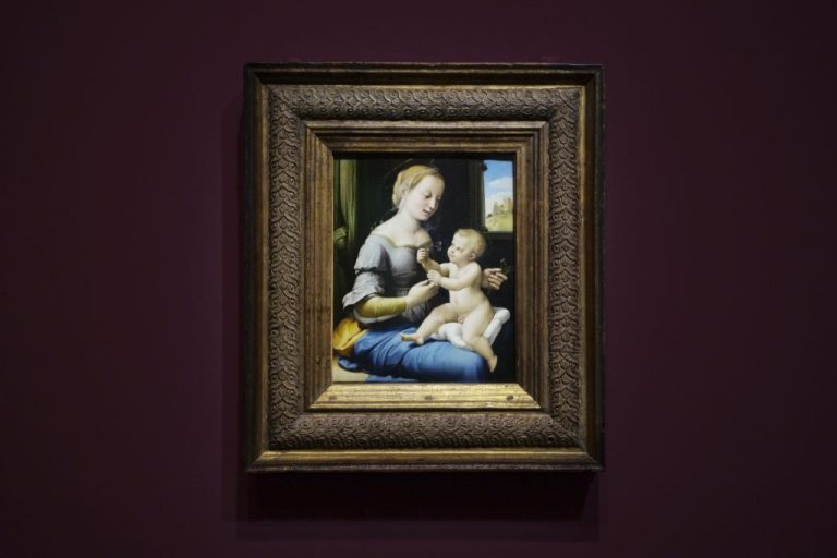 'Madonna of the Pinks' by Raphael