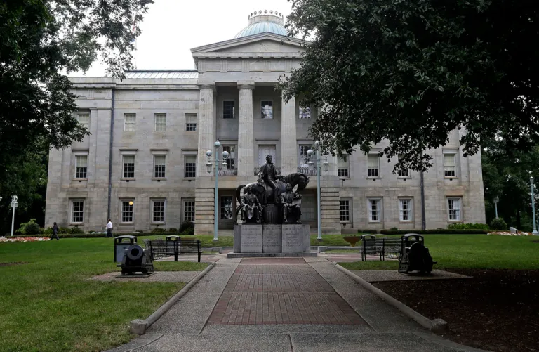 The North Carolina Capitol in Raleigh, North Carolina.