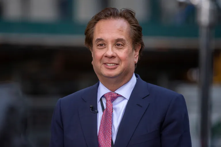 Attorney George Conway outside in New York.